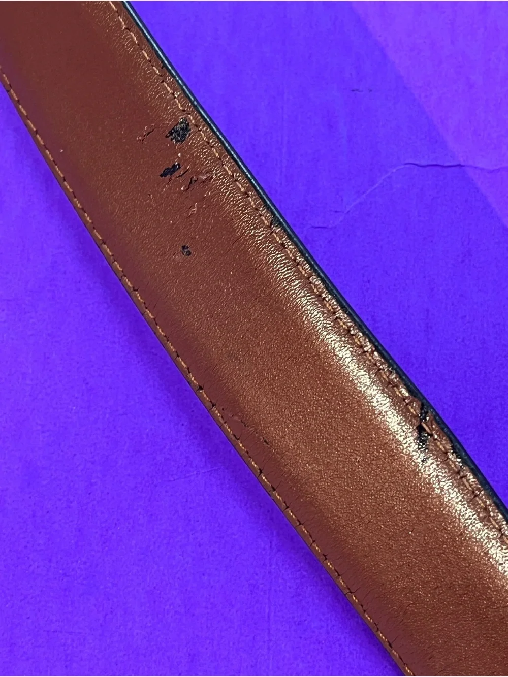 Brooks Brothers Italian Made Leather Belt - AS IS